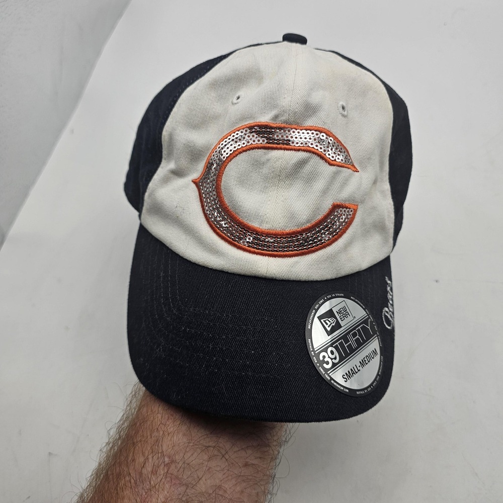 Chicago Bears Hat Cap Strap Back Womens One Size Blue NFL‎ Football 47 Brand